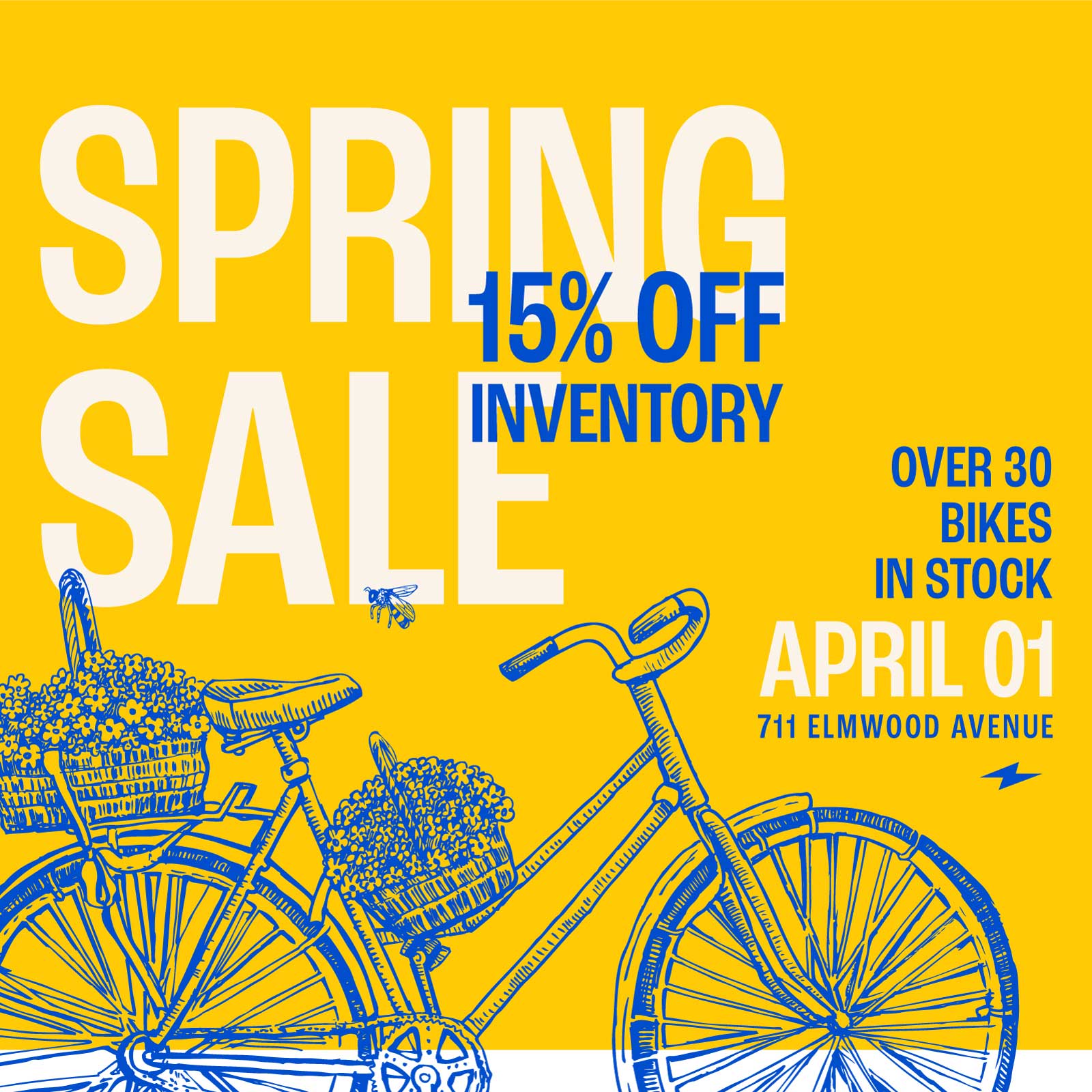 Spring Bike Inventory Sale at Cola Town Bike Collective